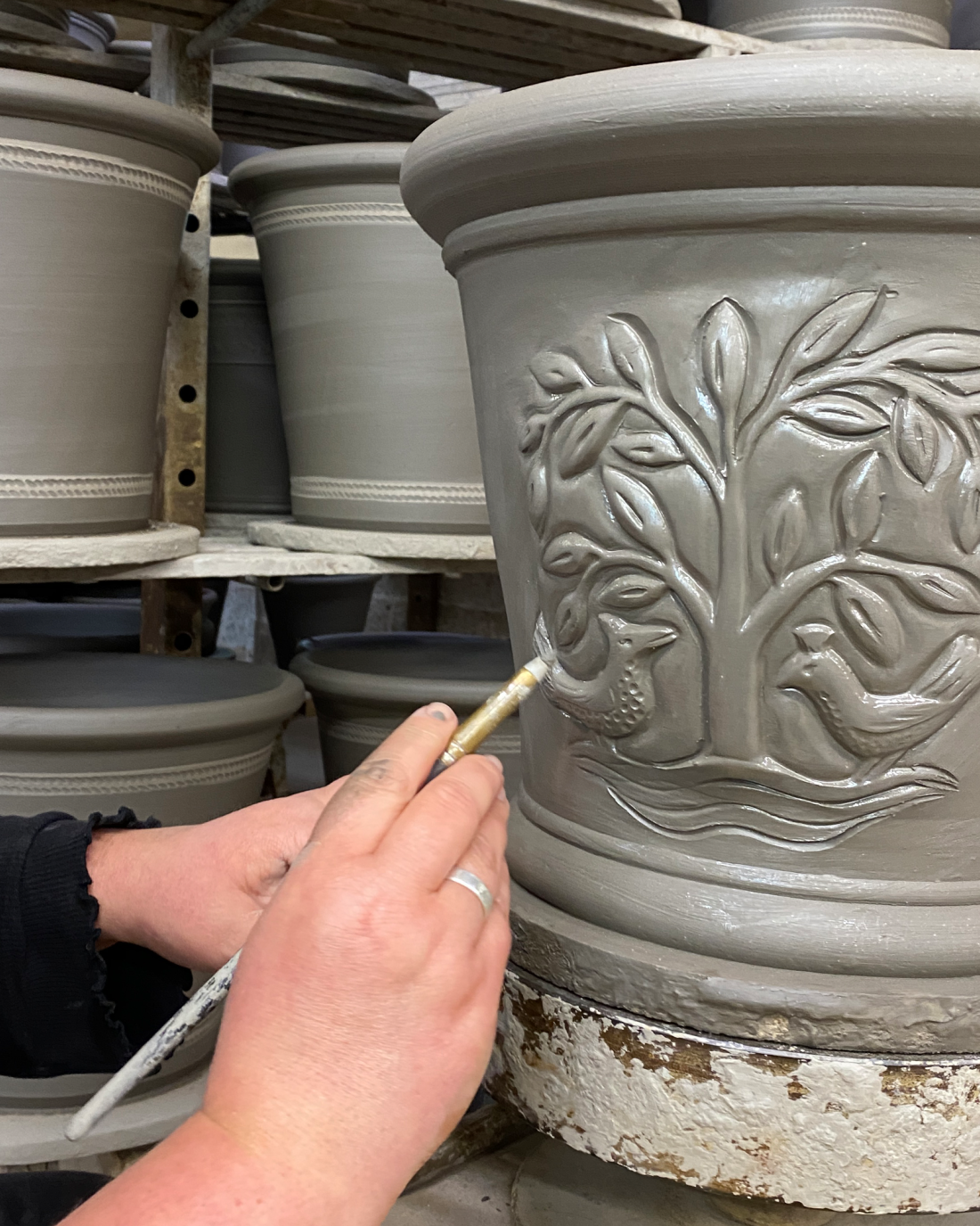 Tree of Life Planter Whichford Pottery